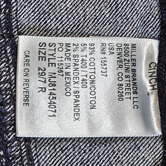 Cinch Lynden Mid-rise Womens Sz 29/ 7R Bootcut Medium Wash Denim Jeans Stretch - Picture 5 of 11